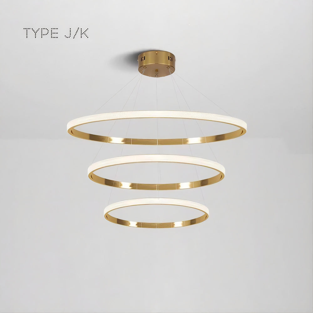 ABEL B Ring Chandelier by Lampadom - scale reference