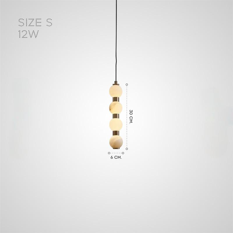 ACHATES Pendant by Lampadom - scale reference