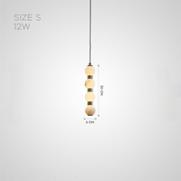 ACHATES Pendant by Lampadom - scale reference