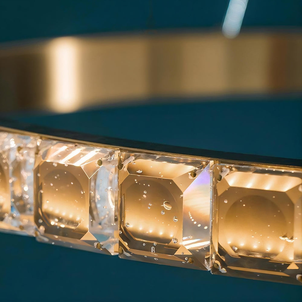ADELISA Ring Chandelier by Lampadom - side view