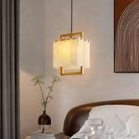 ADINA MARBLE Pendant by Lampadom - side view