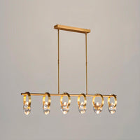 ADONICA Linear Chandelier by Lampadom - side view