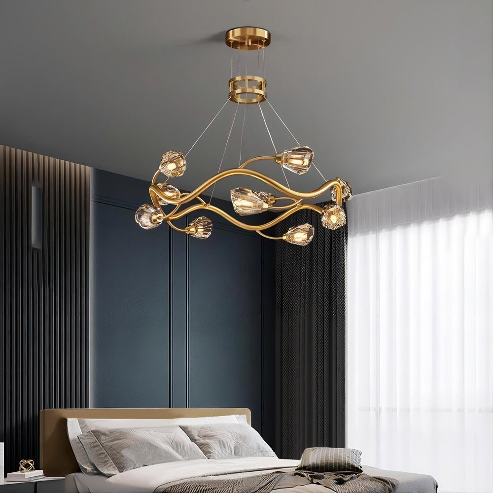 ADRIANNA Ring Chandelier by Lampadom - side view