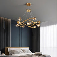 ADRIANNA Ring Chandelier by Lampadom - side view