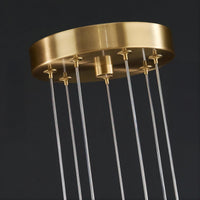 ADRIANNA Ring Chandelier by Lampadom - close-up