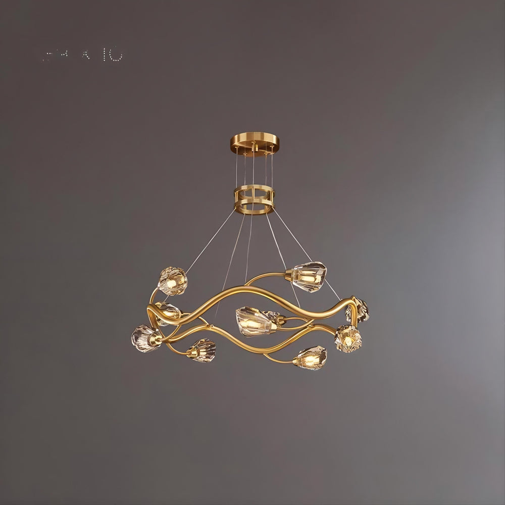 ADRIANNA Ring Chandelier by Lampadom - scale reference