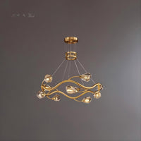 ADRIANNA Ring Chandelier by Lampadom - scale reference