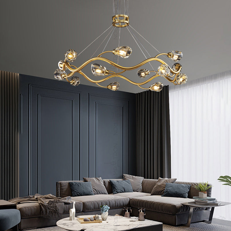 ADRIANNA Ring Chandelier by Lampadom - detail view