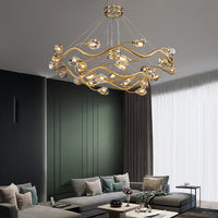 ADRIANNA Ring Chandelier by Lampadom - scale reference