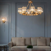 AIRIN Ring Chandelier by Lampadom - scale reference
