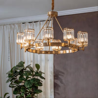 AIRIN Ring Chandelier by Lampadom - side view