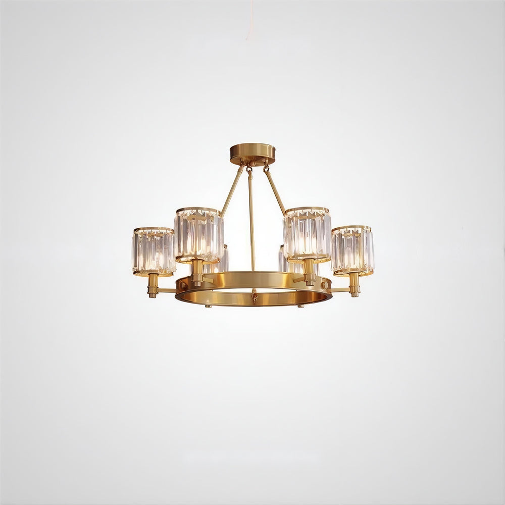 AIRIN Ring Chandelier by Lampadom - angle view