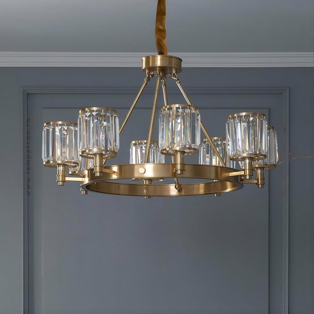 AIRIN Ring Chandelier by Lampadom - close-up