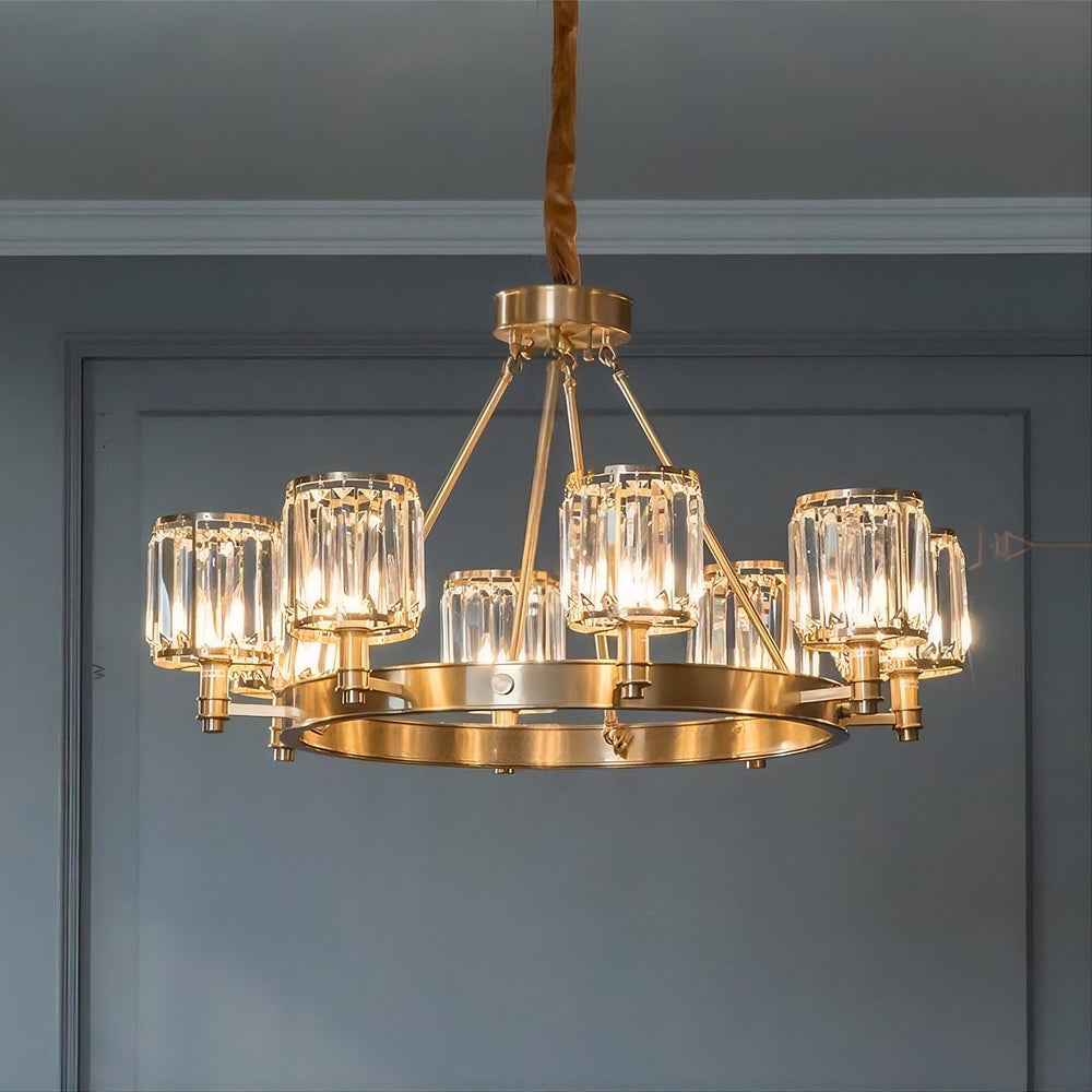 AIRIN Ring Chandelier by Lampadom - side view