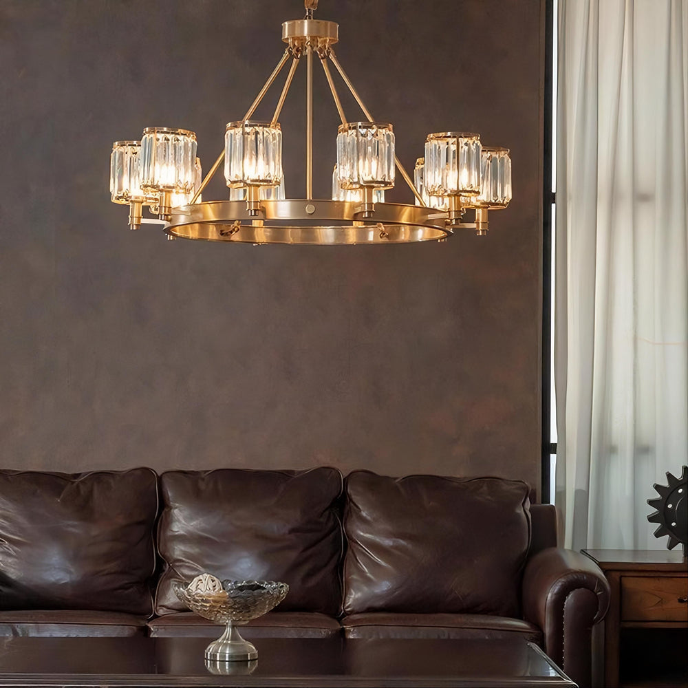 AIRIN Ring Chandelier by Lampadom - angle view