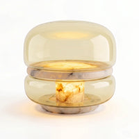 Alabaster Glass Table Lamp