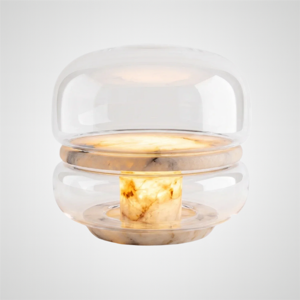 Alabaster Glass Table Lamp