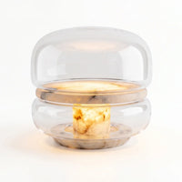 Alabaster Glass Table Lamp
