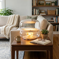 Alabaster Glass Table Lamp