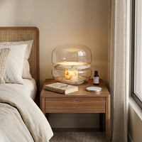 Alabaster Glass Table Lamp