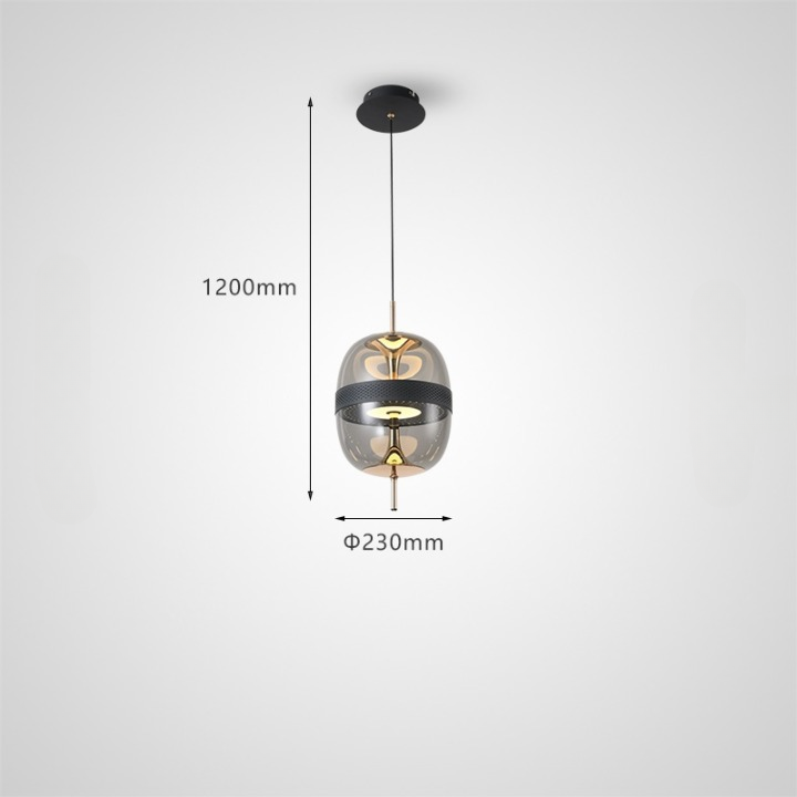 ALBERG Pendant by Lampadom - side view