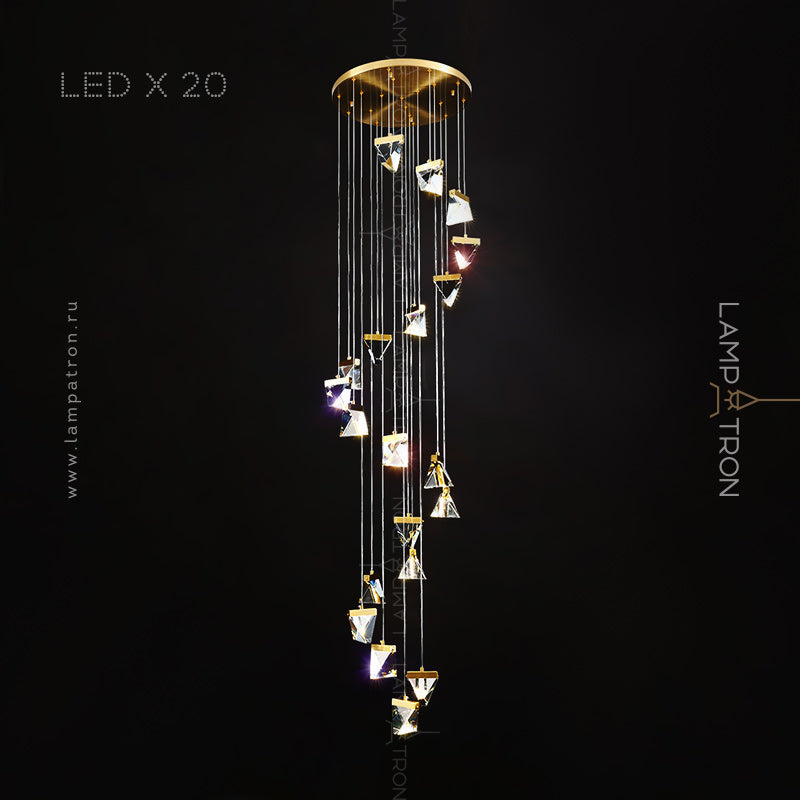 ALDIS MORE Cascade Light by Lampadom - detail view