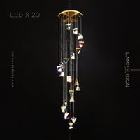 ALDIS MORE Cascade Light by Lampadom - detail view