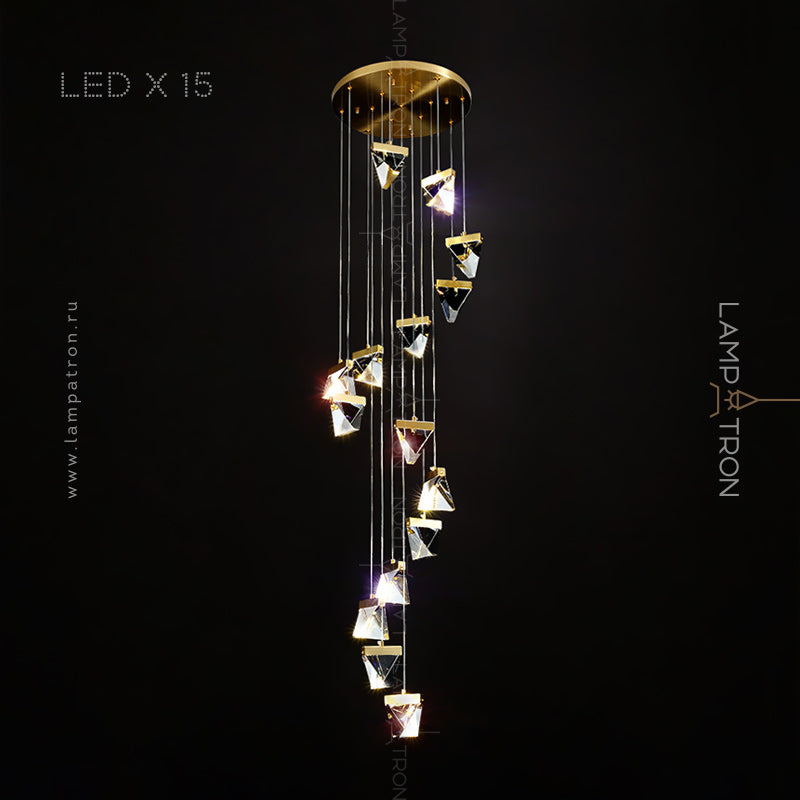 ALDIS MORE Cascade Light by Lampadom - close-up