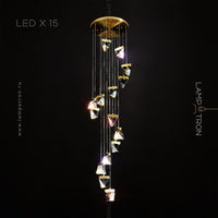 ALDIS MORE Cascade Light by Lampadom - close-up