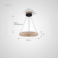 ALEF Chandelier by Lampadom - top view