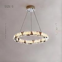 ALEKSANDRIN Ring Chandelier by Lampadom - scale reference