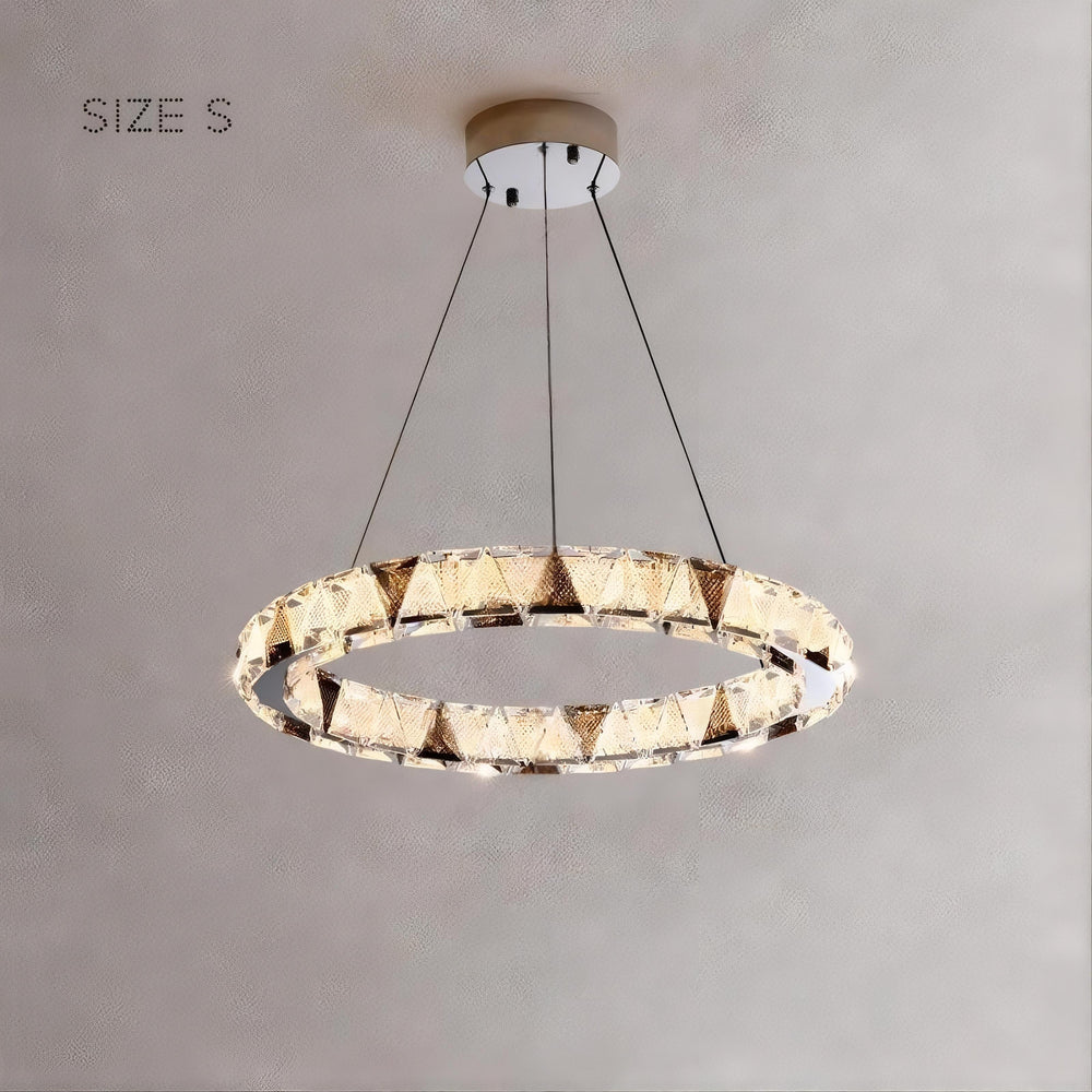 ALEKSANDRIN Ring Chandelier by Lampadom - angle view