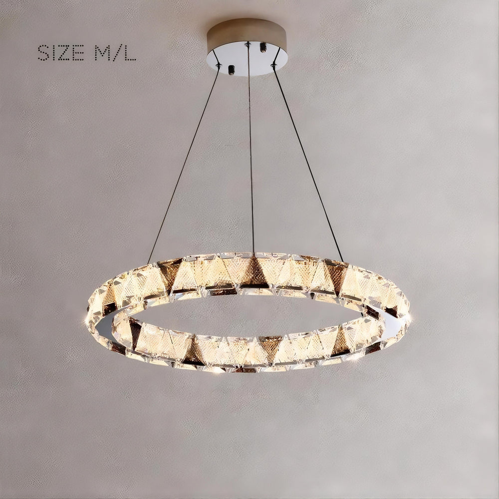 ALEKSANDRIN Ring Chandelier by Lampadom - close-up