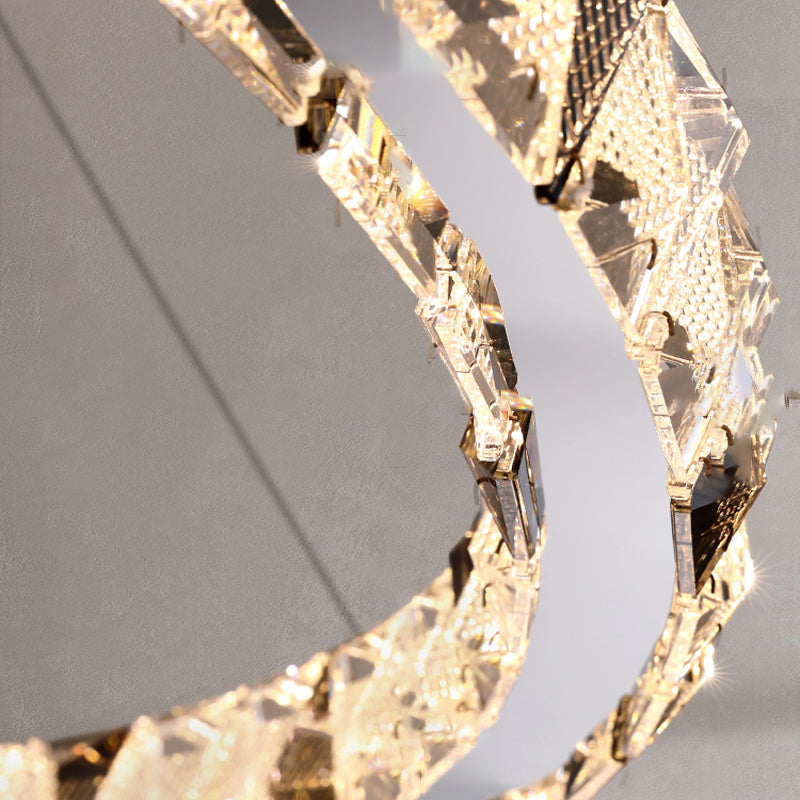 ALEKSANDRIN Ring Chandelier by Lampadom - side view