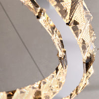 ALEKSANDRIN Ring Chandelier by Lampadom - side view