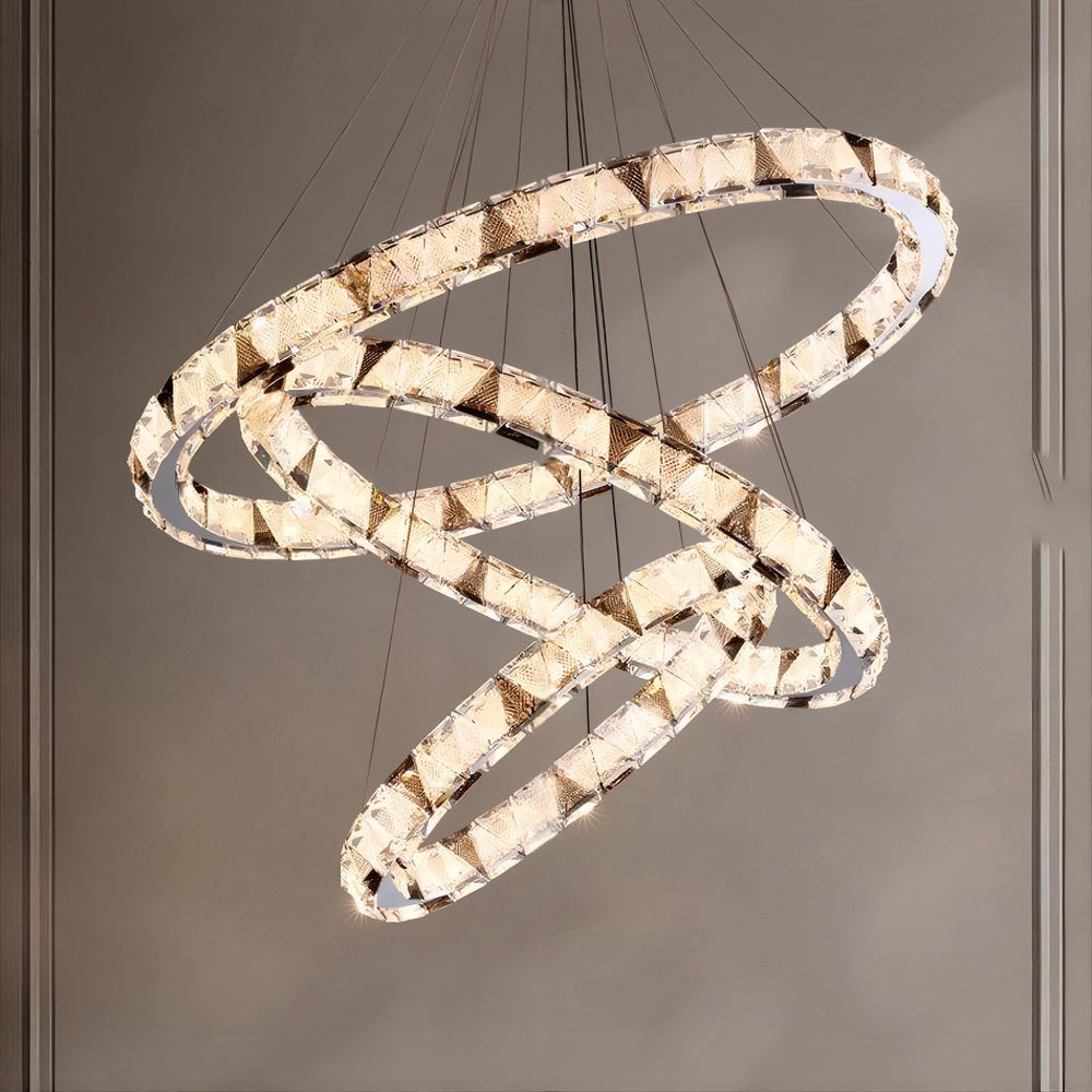 ALEKSANDRIN Ring Chandelier by Lampadom - scale reference