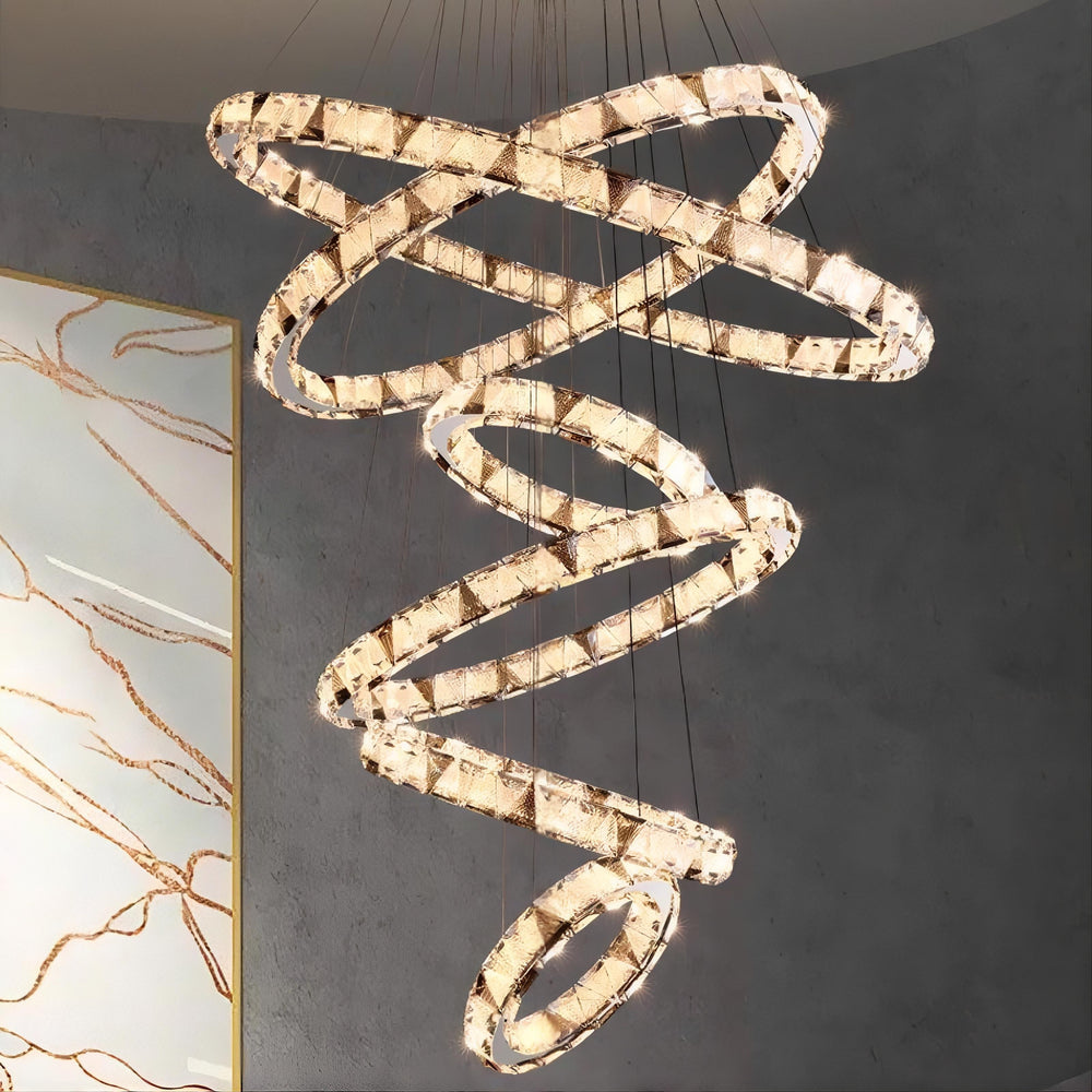 ALEKSANDRIN Ring Chandelier by Lampadom - ambient shot