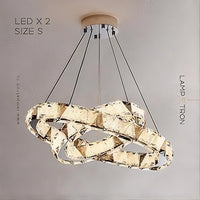 ALEKSANDRIN Ring Chandelier by Lampadom - top view