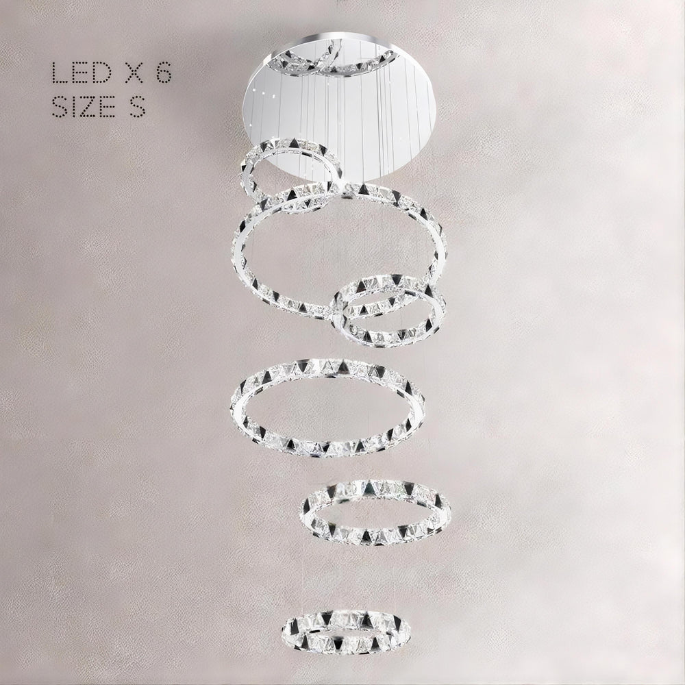 ALEKSANDRIN Ring Chandelier by Lampadom - top view