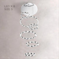 ALEKSANDRIN Ring Chandelier by Lampadom - top view