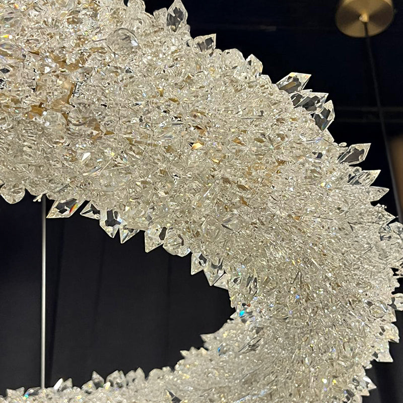 ALIANA Ring Chandelier by Lampadom - close-up