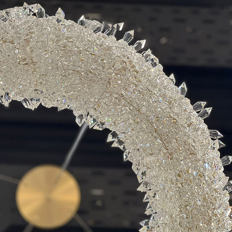 ALIANA Ring Chandelier by Lampadom - side view