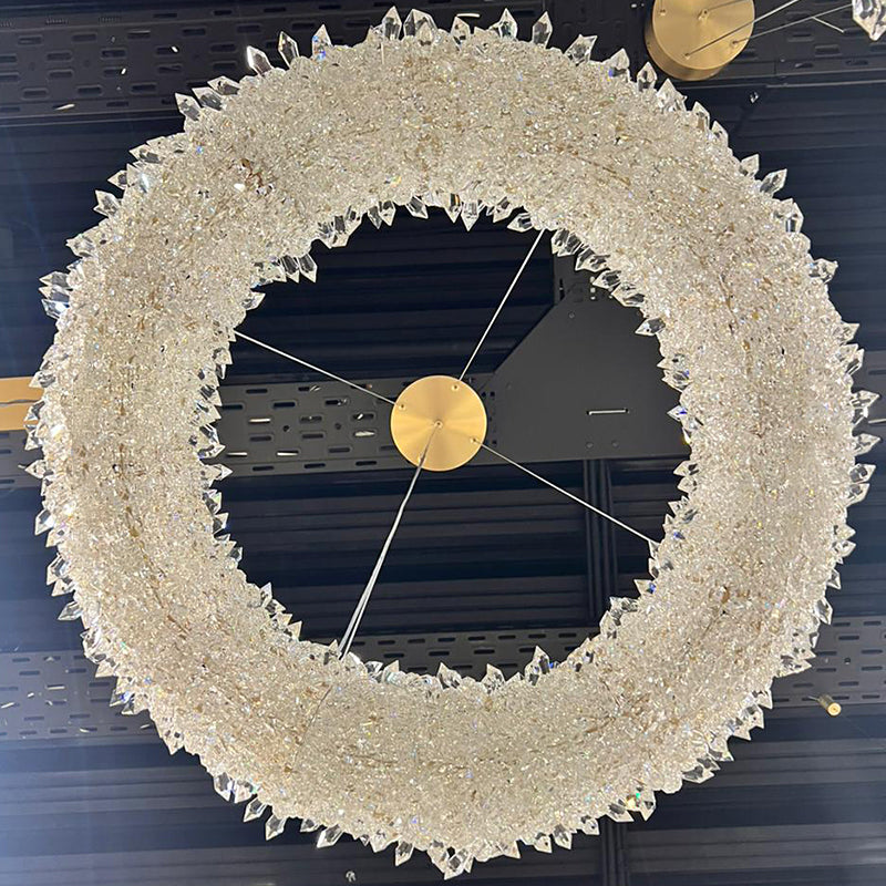 ALIANA Ring Chandelier by Lampadom - angle view