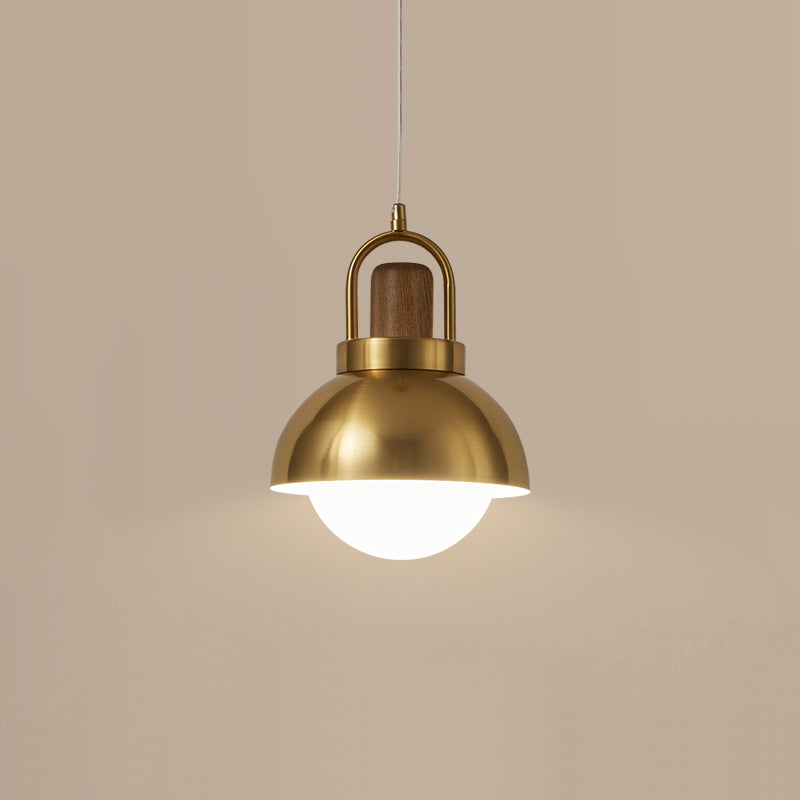 ALISON GOLD Pendant by Lampadom - side view