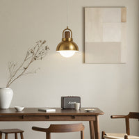 ALISON GOLD Pendant by Lampadom - scale reference