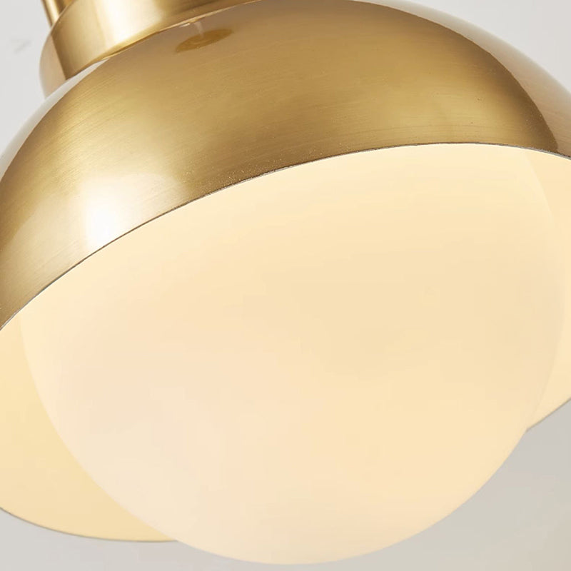 ALISON GOLD Pendant by Lampadom - side view