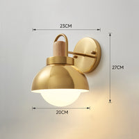 ALISON GOLD Wall Light by Lampadom - close-up