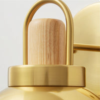 ALISON GOLD Wall Light by Lampadom - scale reference