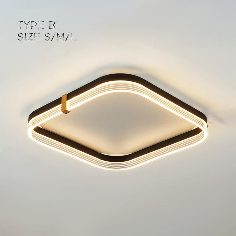ALMER Ceiling Chandelier by Lampadom - side view