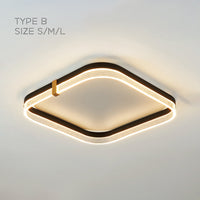 ALMER Ceiling Chandelier by Lampadom - side view